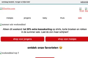 🤩 weekenddeal: tot -20% extra!