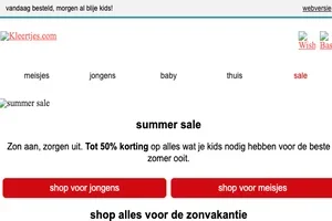 ☀️ tot -50% tijdens de summer sale 