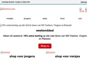 🤩 weekenddeal: 10% extra korting