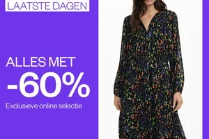 Alles met -60%, je bent nog op tijd!