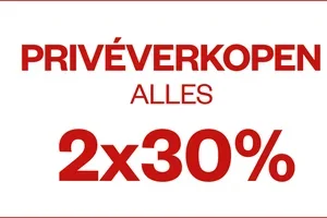 2x-30% VANDAAG om 18u