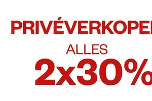 2x-30 % korting op ZOMMERKLEDING