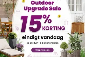 VANAVOND GESTOPT: 15% korting op uw outdoor-upgrade ☀️