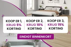 Tot 15% korting eindigt zondagavond