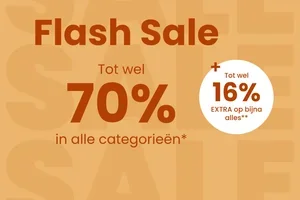 Flash Sale: Tot wel 16% extra korting 😍