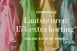 15% extra korting tot middernacht