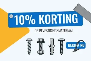 Mega assortiment in schroeven, pluggen en spijkers van o.a. Spax, Heco en Dynaplus