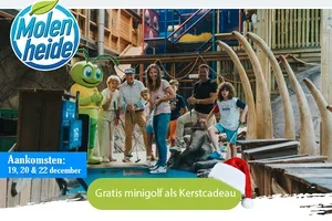 Open snel je Kerstcadeautje: Gratis potje minigolf tijdens jullie vakantie
