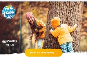 Herfstvakantie, laatste plekjes tot -30% op Molenheide 🎃 👻