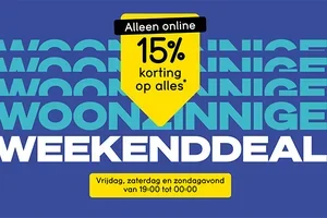Vanavond: -15% op ALLES!