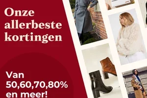 Kies je korting: van 50% tot 80% en meer