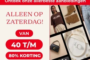 Alleen vandaag: jassen & meer 40% t/m 80% korting