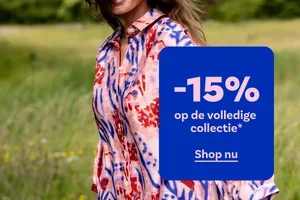 -15%* op de volledige collectie 💙