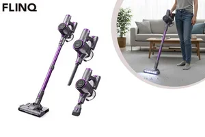 Krachtige 3-in-1 steelstofzuiger met dweilfunctie