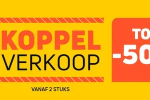 Als eerste kiezen: tot -50% koppelverkoop