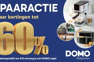 Nog 1 maand om mee te sparen met de DOMO Spaaractie