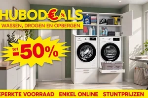 Tot -50% op alles voor je wasruimte