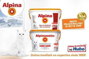 Nieuw bij Hubo : Alpina verf - Premium Duitse kwaliteit aan een scherpe prijs