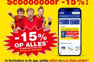 Scoor nu -15% korting bij Hubo!