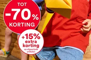 Laatste uren: 15% extra korting