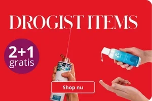2+1 gratis op alle drogist items! ❤️‍🩹