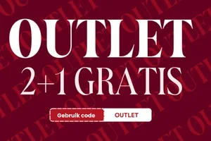 🚨 2+1 GRATIS op de vernieuwde outlet