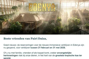 De boekingen voor de meeslepende verblijven in Edenya zijn geopend!