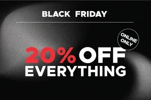 It’s on Black Friday is hier 20% korting alles!