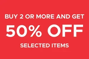 Koppelverkoop | -50% bij aankoop van 2 geselecteerde artikelen