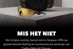 Laatste kans op 20% korting op uitrusting