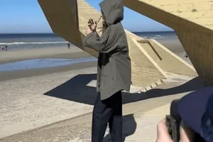 Behind Sculptural Sea