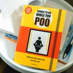 Things To Do While You Poo boek, Kerstcadeau, Grappige cadeaus, Romantisch cadeau, Huwelijkscadeau, Kleine cadeautjes, Cadeau, Cadeau idee