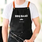 Personaliseerbaar schort met tekst en symbool, Romantisch cadeau, Huwelijkscadeau, Cadeau, Cadeau idee