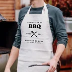 Keukenschort BBQ Koning, Vaderdag cadeau, Cadeau voor mannen / vriend, Grappige cadeaus, Romantisch cadeau, Huwelijkscadeau, Cadeau, Cadeau idee