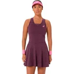 Match Jacquard Jurk Dames - wijnrood