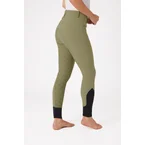 fullseat rijbroek met hoge taille, dames Olive Green 40
