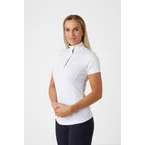 Blaire dames korte mouwen functioneel wedstrijdshirt White/ Dark Navy 42