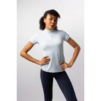 Joie dames trainingsshirt met korte mouwen Grey dawn blue 38