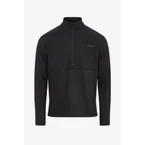 heren midlayer met kwart rits Black XXL