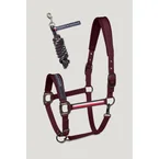 Yale halster- en halstertouwset Deep Burgundy C