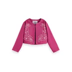 Velvet detailed bolero