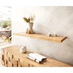 DELIFE Wandrek Edge 100 cm acacia natuur rechte rand massief