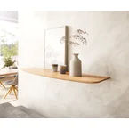 DELIFE Wandplank 100 cm natuur acacia Zwitserse rand massief