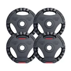Voordeelbundel 5 kg - 4x1.25 kg Halterschijven gripper kunststof