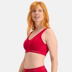 Seamless Padded Bra Fleur - Rood
