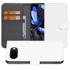 Google Pixel 9a Book Case Wit met Pasjeshouder Bescherming en Stijl