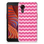 Samsung Galaxy Xcover 5 TPU bumper Waves Pink