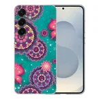 TPU Hoesje Samsung Galaxy S25 - Cirkels en Vlinders Backcover
