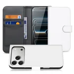 Apple iPhone 18 Pro Bookcase Wit met Pasjeshouder