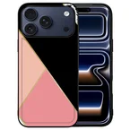 iPhone 18 Pro Backcover hoesje Black Pink Shapes